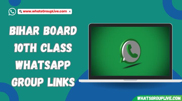 Bihar Board 10th Class Whatsapp Group Links