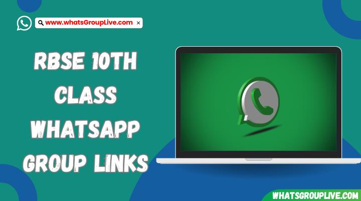 RBSE 10th Class Whatsapp Group Links
