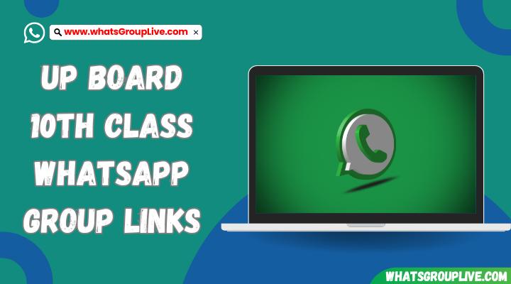 UP Board 10th Class Whatsapp Group Links