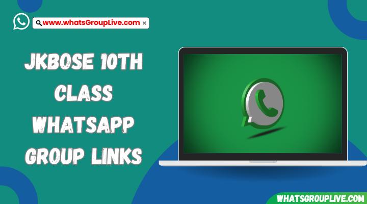 Jkbose 10th Class Whatsapp Group Links