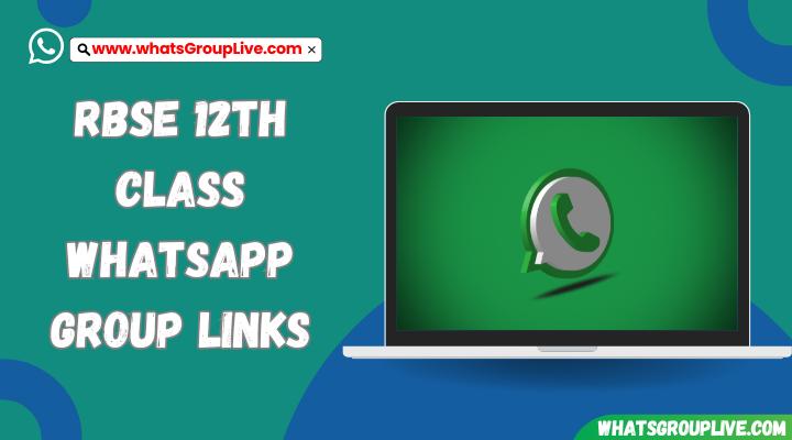 RBSE 12th Class Whatsapp Group Links