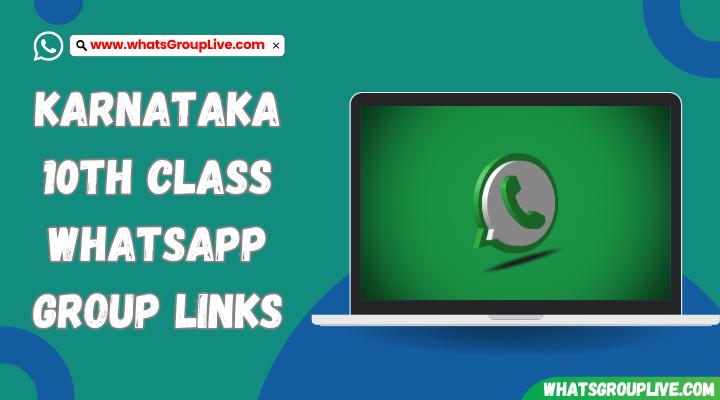 Karnataka 10th Class Whatsapp Group Links