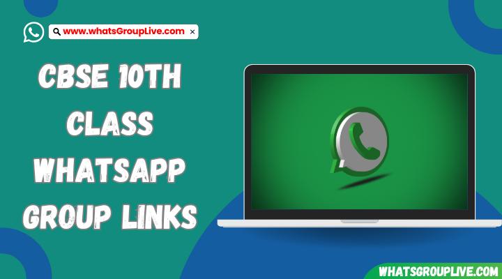 CBSE 10th Class Whatsapp Group Links