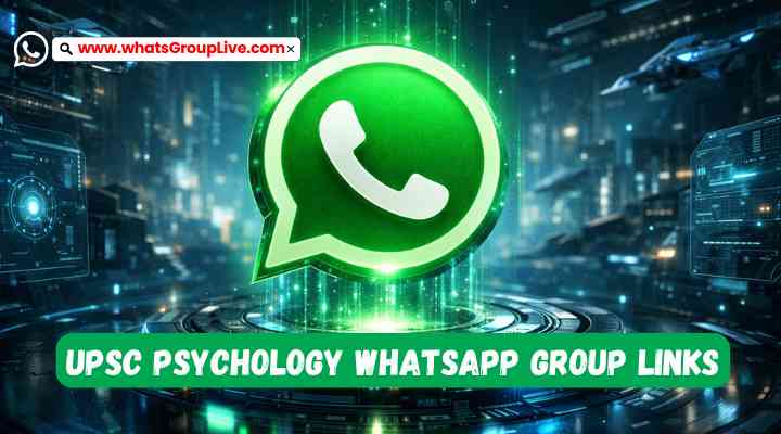 UPSC Psychology Whatsapp Group Links