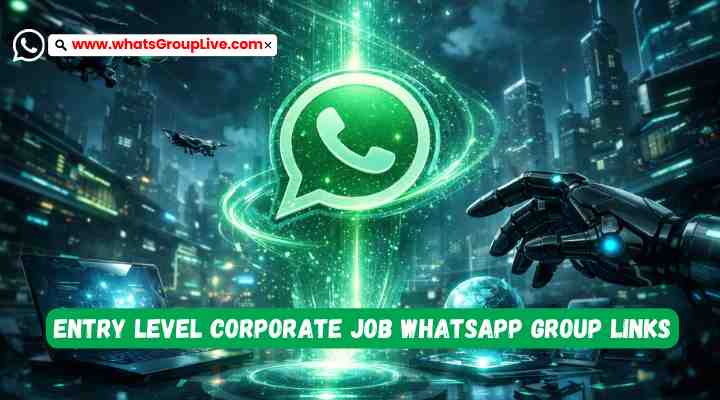 Entry Level Corporate Job Whatsapp Group Links