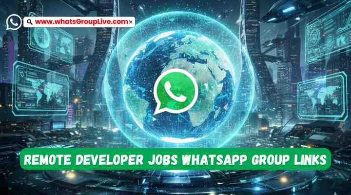 Remote Developer Jobs Whatsapp Group Links